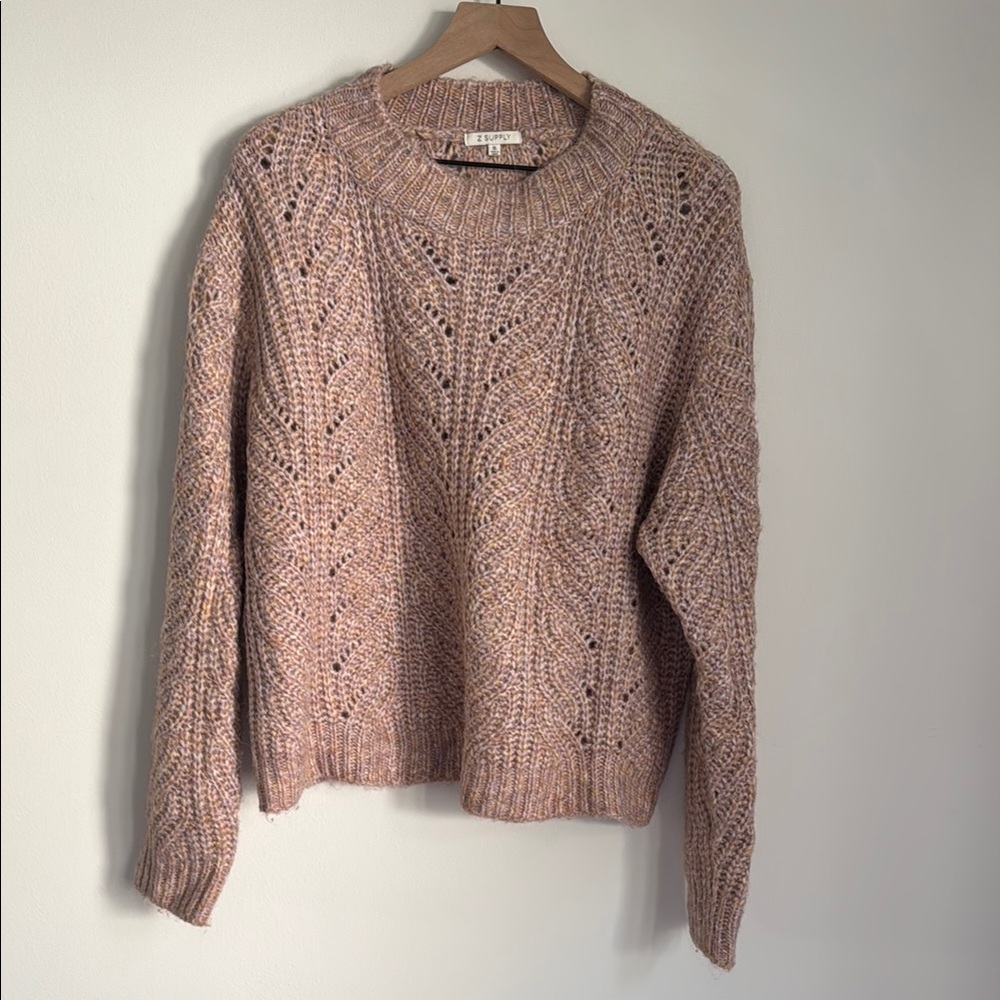 Z Supply Women's Knit Sweater - Pink